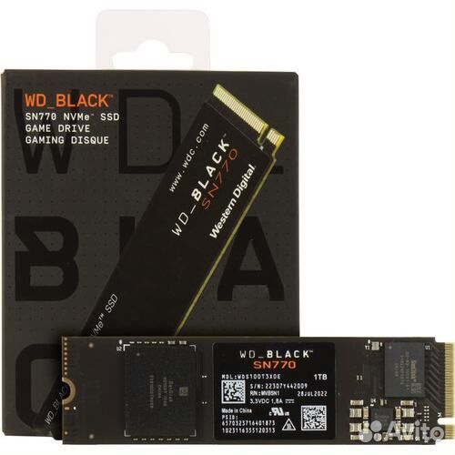 SSD M2 WD Black SN770 1Tb