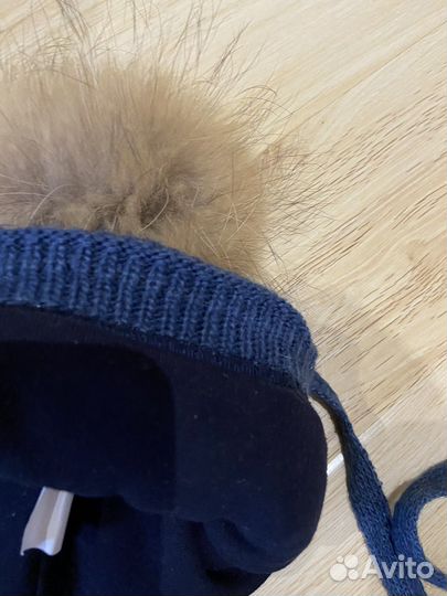 Комплект набор зимний шапка и снуд на 5-6 лет