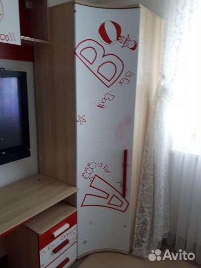 Детская Алфавит шкаф угловой фабрика трия