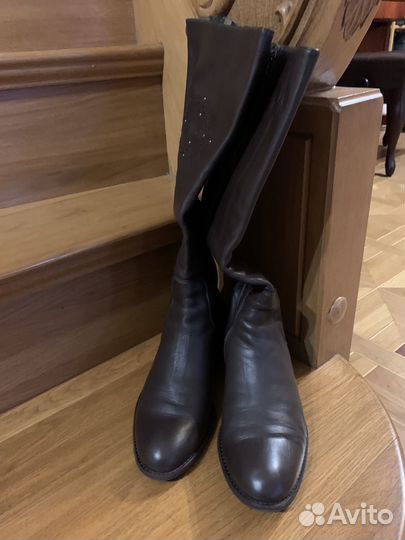 Сапоги женские, 38 размер, Италия, натур. кожа