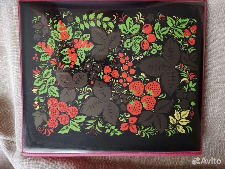 Альбом для фотографий открыток винтаж СССР хохлома