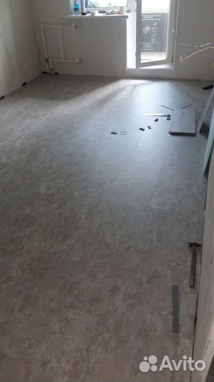 Укладка ламината, кварцвинила, линолеума