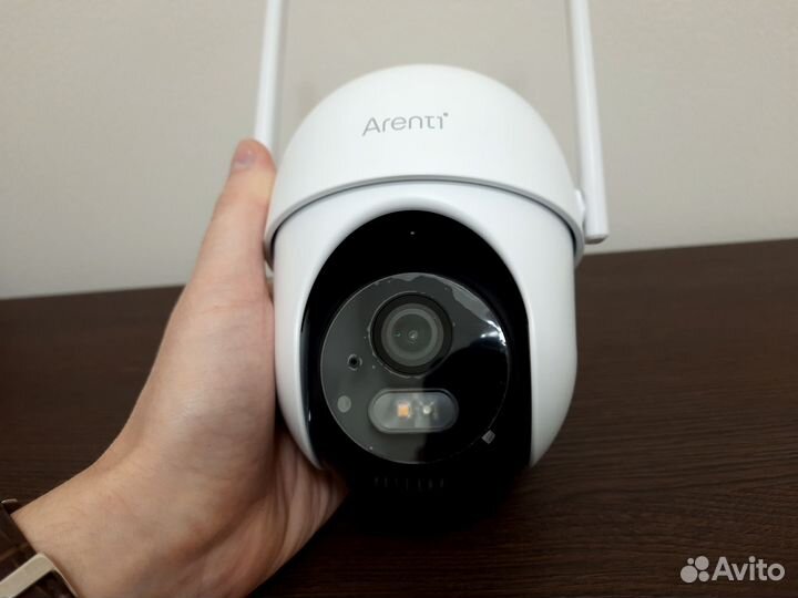 4 мп уличная поворотная Wi-Fi камера с записью