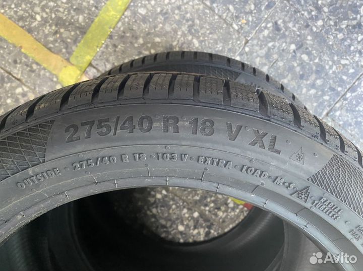 Continental ContiWinterContact TS 850 P 275/40 R18 и 245/45 R18