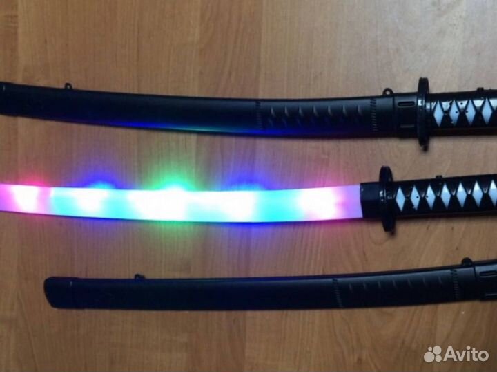 Светящийся меч самурая Катана оптом