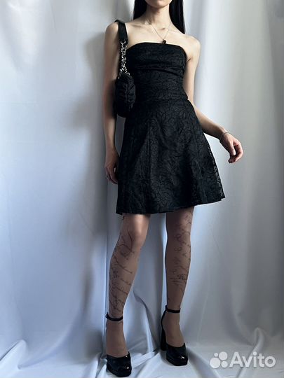 Платье с ромашками