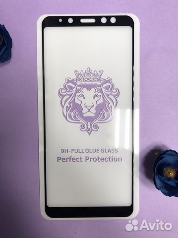 Защитное стекло на Samsung A8+