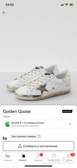 Кеды Golden Goose Super-Star 36 р оригинал