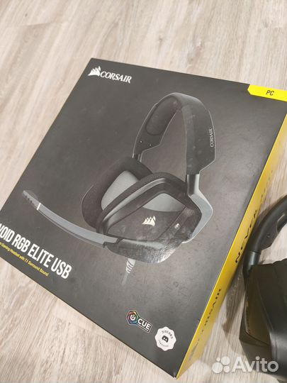 Игровые наушники Corsair void RGB elite USB