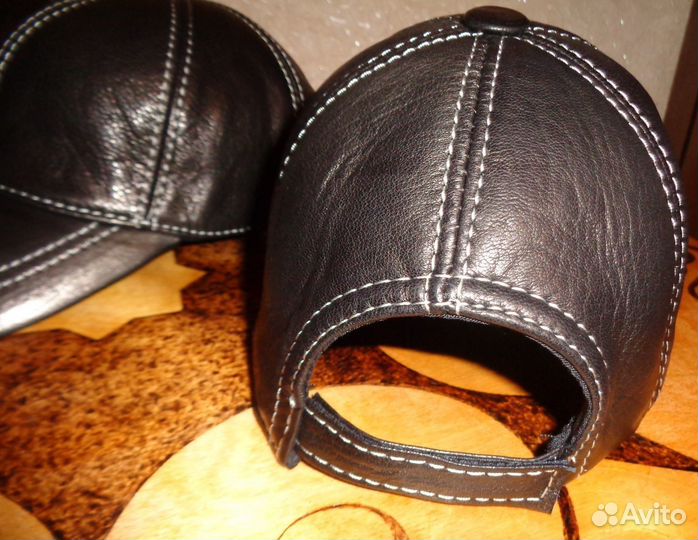 Новые Бейсболки, натуральная кожа