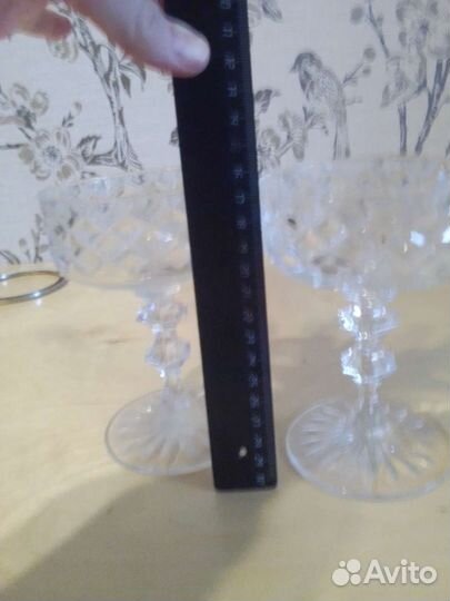 Салатники стопки вазы конфетницы хрусталь СССР
