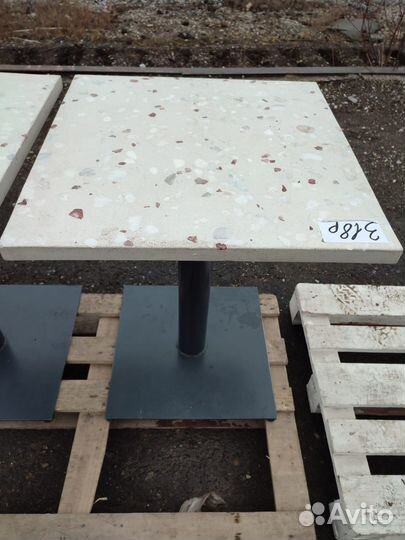 Столы для кафе ресторана с каменной столешницей