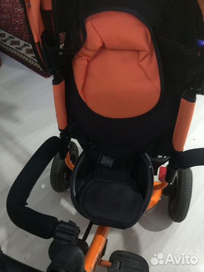 Детский велосипед с родительской ручкой