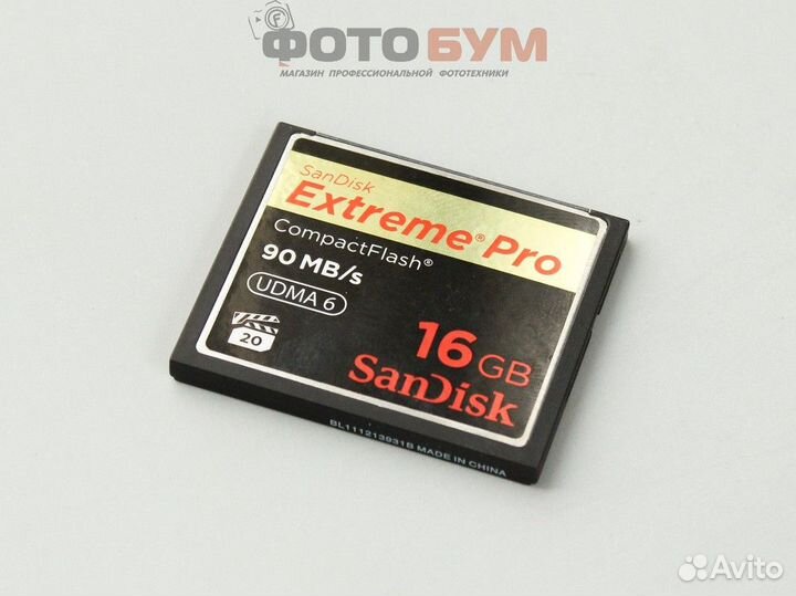Карта памяти CF SanDisk Extreme Pro 16гб