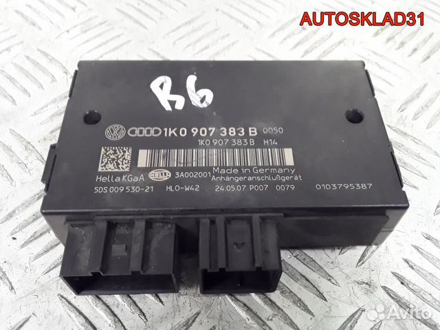 Блок электронный фаркопа VW Passat B6 1K0907383B