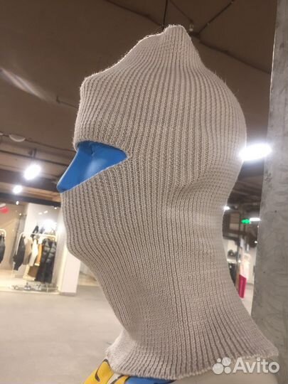 Шапка-балаклава(2в1) В наличии (Жемчужный-беж