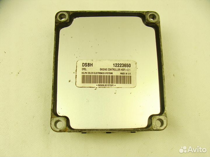 Эбу opel 12223650 dsbh hsfi 2.1