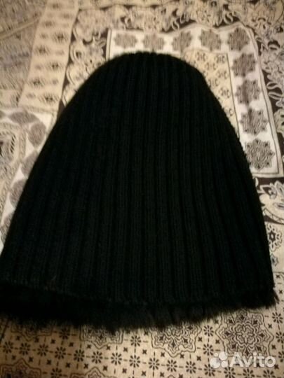 Шапка вязаная норковая