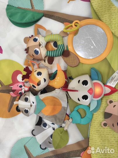 Развивающий коврик, кокон, стойка Монтессори