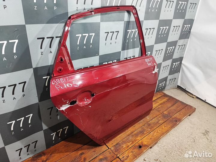 Дверь задняя правая Volkswagen Polo 5 Sedan 10-20 Б/У Оригинал