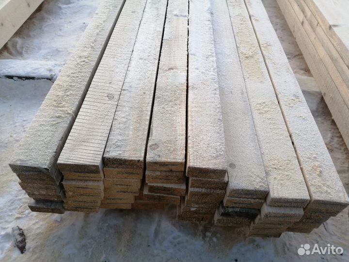 Доска обрезная 40х150х6000 мм 1 сорт ев