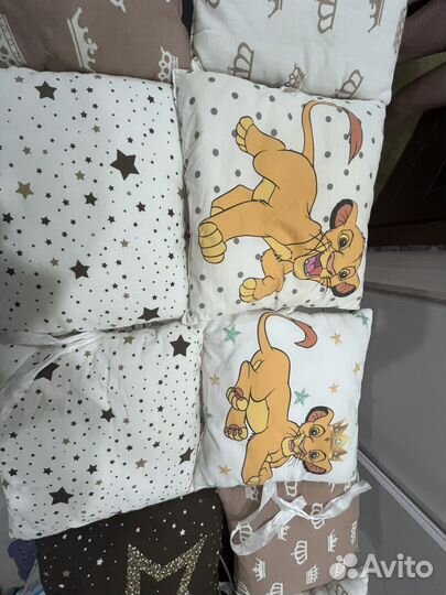 Бортики в детскую кроватку