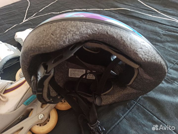 Роликовые коньки детские с защитой