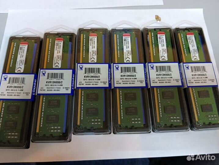 Модуль памяти Kingston KVR13N9S6/2 DDR3 2 Гб