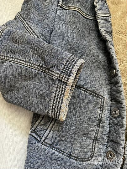 Куртка мужская джинсовая утепленная