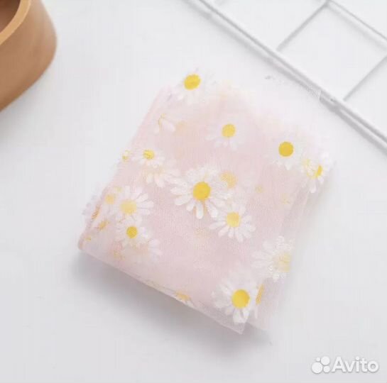 Носки полупрозрачные (ромашковая гамма)