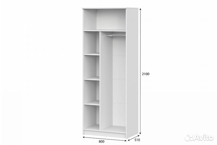 Шкаф комбинированный Адам