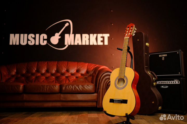 Классическая детская гитара 1/2 (Комплект)