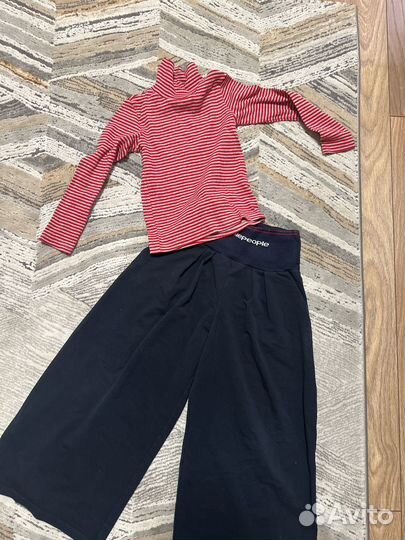 Брюки школьные кюлоты 128