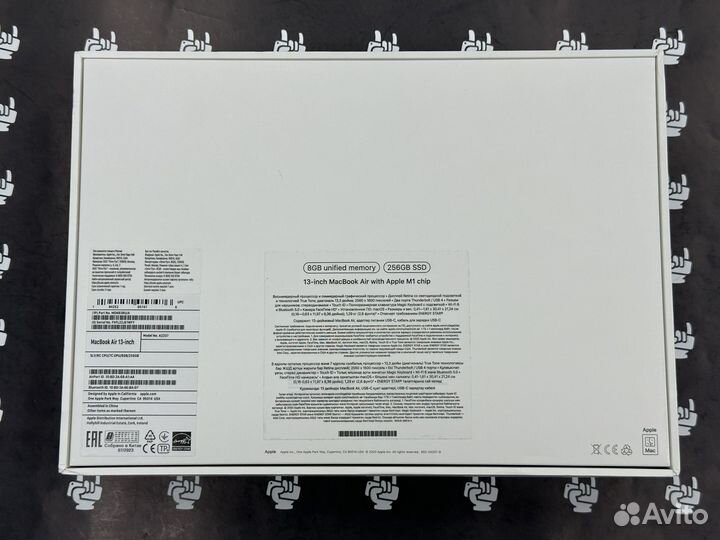 Macbook air 13 m1 2020 8/256gb новый