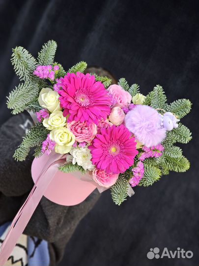 Коробка с цветами