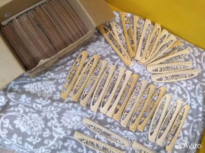 Именные линейки (деревянные)