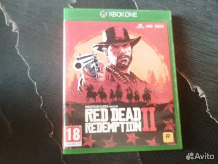 Диск игры на xbox one RED dead redemtion 2