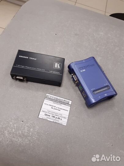Коммутатор VGA switch в ассортименте на запчасти