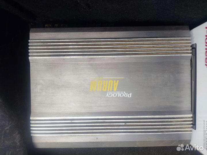 Сабвуфер, Магнитола MVH-S120UIG, усилитель Prology