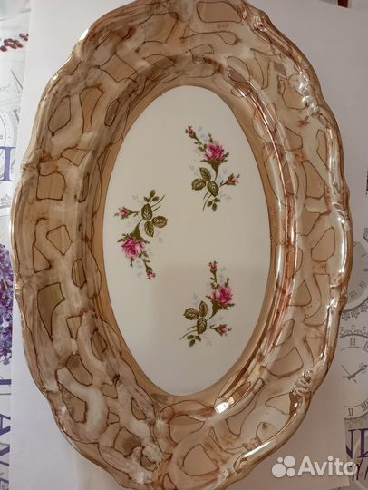 Блюдо фарфор Польша