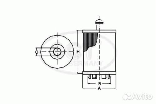 SCT SH452P Фильтр масляный opel/saab astra G/vectra C/saab