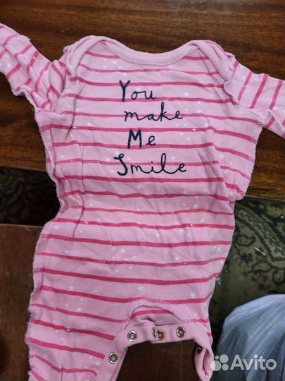 Большой пакет одежды с 0 до года