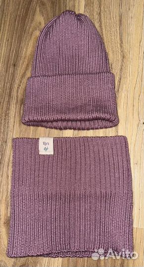 Шапка + снуд детская/женская