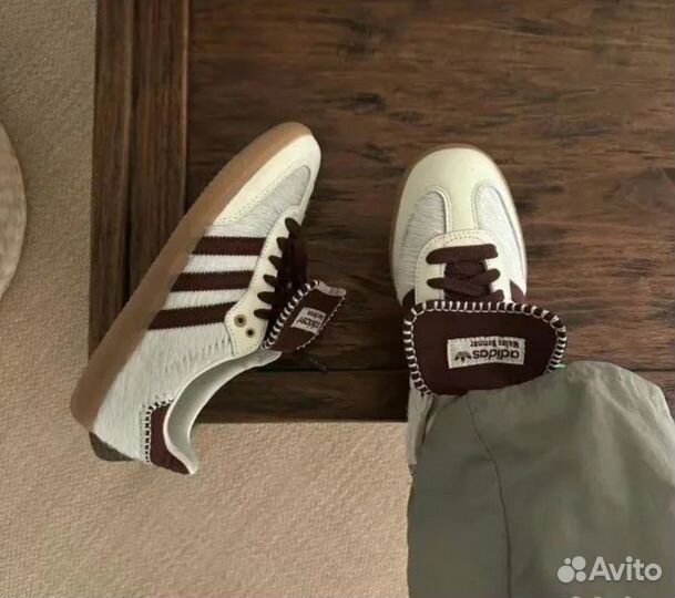 Wales Bonner x Adidas Samba Pony Cream White