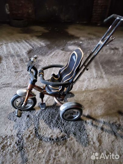 Детский велосипед с ручкой бу