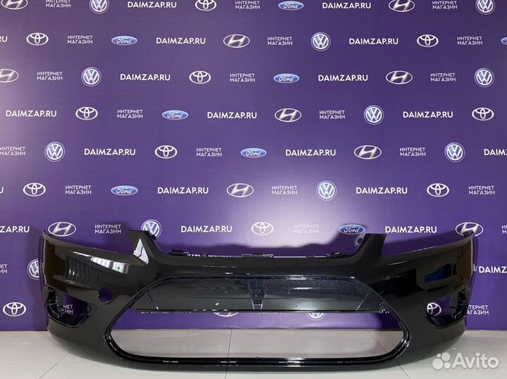 Бампер Передний Форд Фокус 2 Чёрный