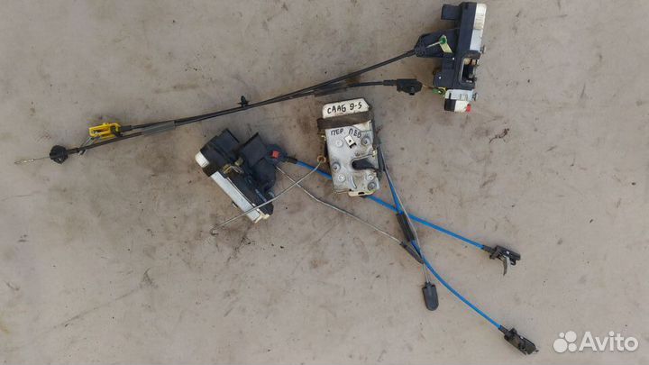 Замок двери передней правой для saab 9-5 1997-2010