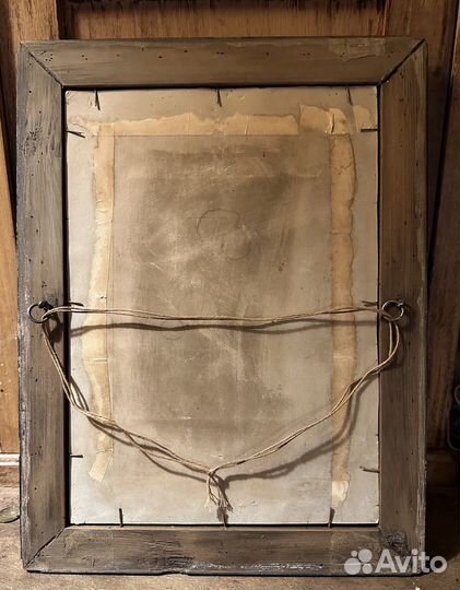 Старинная картина, акварель
