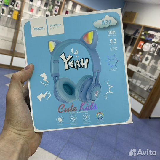 Беспроводные накладные hoco W27 Cat ear