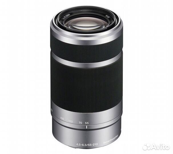 Объектив Sony E 55-210mm f/4.5-6.3 серебро
